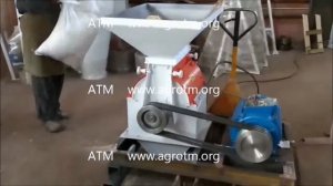 Дробилка засыпная роторная молотковая ДЗР 18,5.mp4