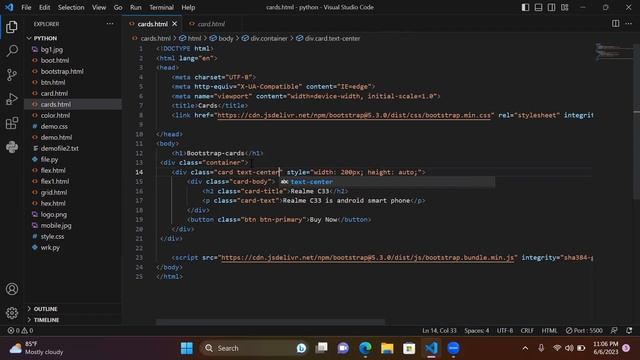 PART 4.8 | BOOTSTRAP | CARDS MALAYALAM | TUTORIAL  HEXCENT