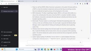 Windows Server Boot process step-by-step guide - ChatGPT Explained in telugu
