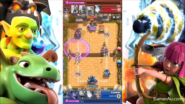 Колода для испытания китайского нового года 1-2 этапа (Clash royale) смотреть онлайн