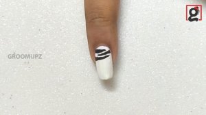 Zebra Nail Art Design #5