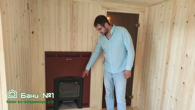 Обзор стильной бани 7х4,7м комплектации "Комфорт" смотреть онлайн