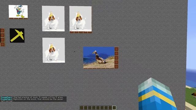 Download pictures into Minecraft with Image Maps Plugin смотреть онлайн