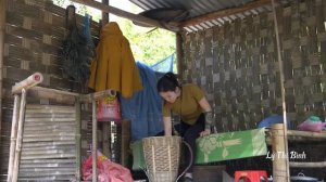 Duong skillfully makes Bamboo Cabinets - Enjoy meals Together