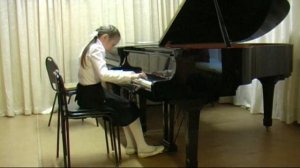 Анастасия Гнатенко 11 лет Гречанинов "Камаринская"