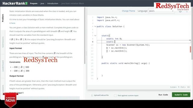 Java Coding Challenge: Mastering Static Keyword! ? | JAVA | Java Coding | RedSysTech |