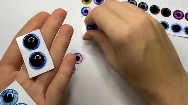 Глаза для игрушек на основе кабошонов смотреть онлайн