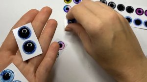 Глаза для игрушек на основе кабошонов