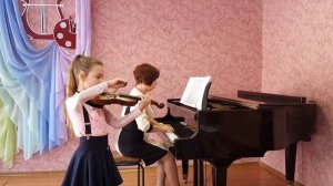 Самойловка ДШИ Нестерова. Ярослава.- О. Гордели. "Грузинский танец". Е.Рыбкин "Солнечный зайчик.