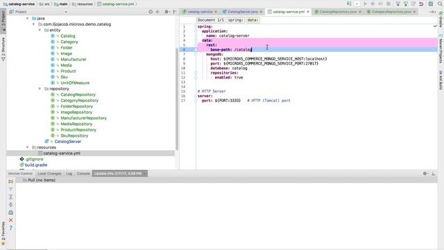 Step 2: Spring Boot MongoDB Data REST services смотреть онлайн