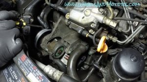 How to replace alternator on VW Golf Mk4 1.9tdi (non PD engine)