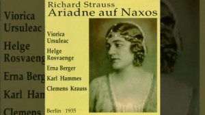 Bin ich ein Gott, schuf mich ein Gott (Ariadne auf Naxos)