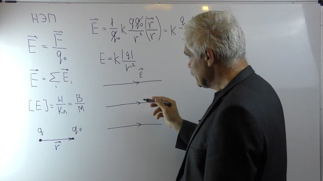 Электричество и магнетизм Лекция 2 часть 1 Определение Напряженности Линии напряженности смотреть онлайн