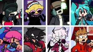 For Hire but Every Turn a Different Character Sings?(FNF For Hire song but Everyone Sings It) ?