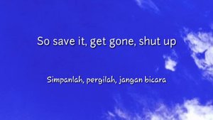 Dua lipa - IDGAF (Lyrics dan Terjemah)