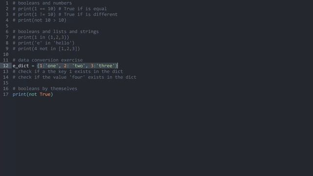Booleans in Python смотреть онлайн