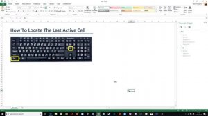 Excel, How To Find/Locate The Last Active Cell