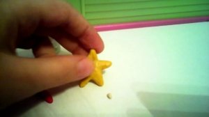 Звездочка из пластилина