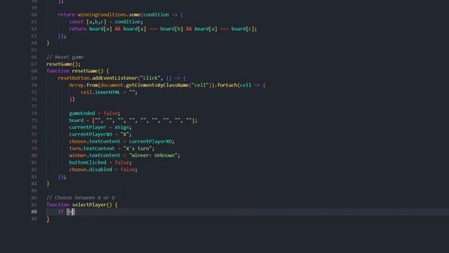 Tic Tac Toe Game from Scratch | JavaScript Tutorial