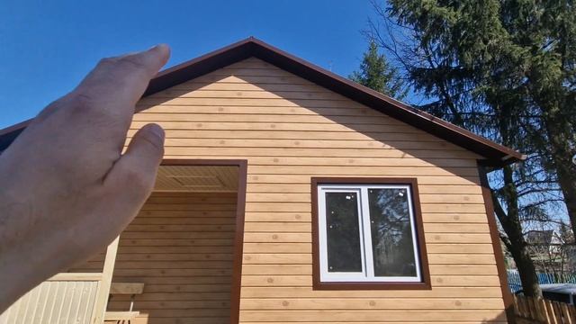 Дачный дом 6х5м от компании Лесное раздолье Омск