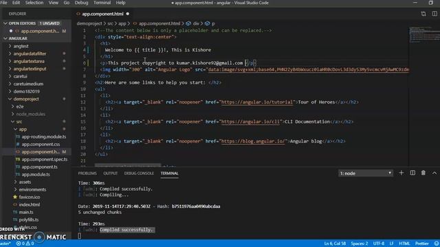 Install Angular 8 and Setup Angular Based Project for Webdevloper [English]