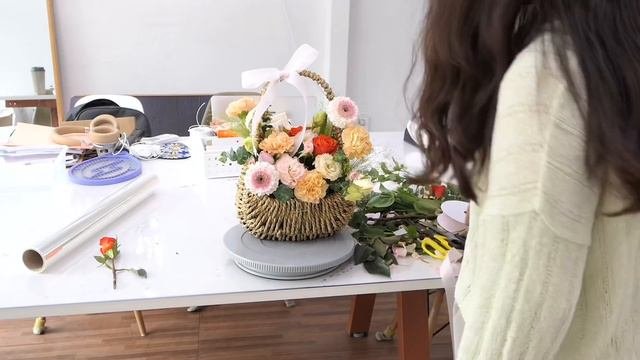 SUB) 한국 꽃집 브이로그, 플로리스트 일상, 꽃다발 만드는 브이로그