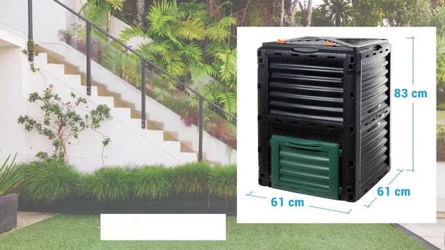Komposter 300 Liter - Thermokomposter für Garten- und Küchenabfälle смотреть онлайн