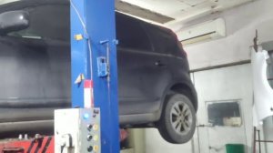 Ниссан Ноут и порванный лонжерон.