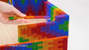 Build Multistorey Minecraft Hospital With Rainbow Staircase From Magnetic Balls For Cute Pets