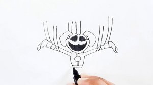 How To Draw Dog Day Monster From Smiling Critters - Poppy Playtime - Easy Drawing
