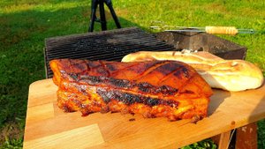 СВИНАЯ ГРУДИНКА на МАНГАЛЕ. О ШАШЛЫКАХ можно забыть!