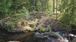 Карелия. Водопады Ахинкоски. Рускеальские водопады. Karelia.Ahinkoski waterfalls.Ruskeala waterfalls