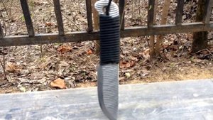 Нож из рихтовочной пилы за два часа