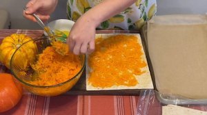 Вертута с тыквой (с лавашем). Постный и быстрый рецепт пирога с тыквой.