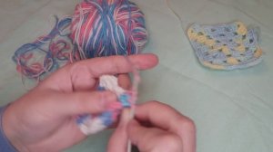 Бабушкин квадрат  - крючком. Вяжем квадрат крючком.   #вязание #вязаниекрючком