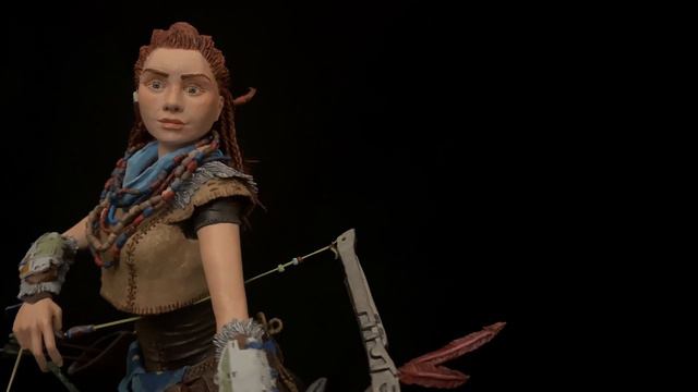 Aloy-Horizon Zero Dawn- hand sculpted unique polymerclay figurine.