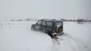УАЗ по снегу