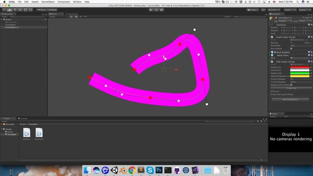 [Unity] 2D Curve Editor (E06： road mesh)