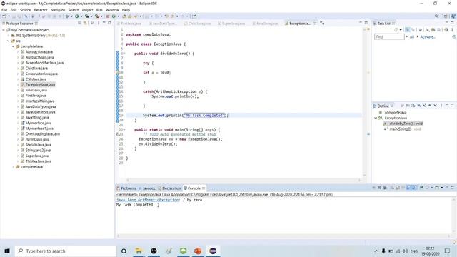 Exception Handling try , catch block in java | Learn Java in Tamil | Java Tamil Vathiyar | Part 36 смотреть онлайн