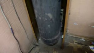 ракетная печь топка с улицы