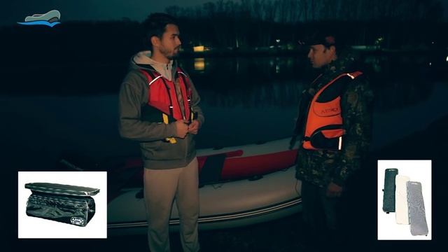 Лодка с пластиковым дном РИБ АЭРО Победа 350. Обзор ПервогоЛодочного. смотреть онлайн