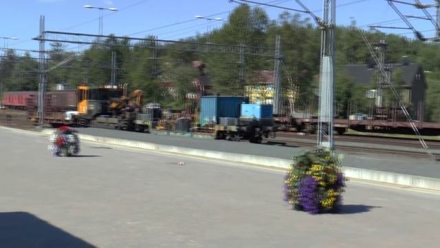 LKAB iron ore trains with impressive IORE locomotives Narvik Norway 2014 смотреть онлайн