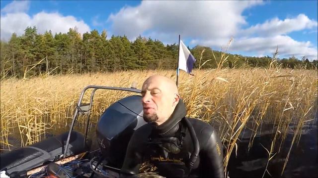 Подводная охота на Щуку в Финляндии осень 2017 смотреть онлайн