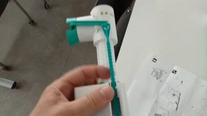 разборка наливного клапана Geberit тип340 (зеленый)