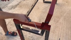 Лавочка садовая из профиля