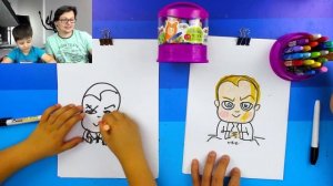 Как нарисовать БОСС Молокосос