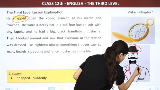 Class 12 English Vistas Chapter 1 | The Third Level - Explanation (2022-23)