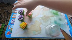 как закрепить мыло в куполе.1 из способов крепежа мыла в куполе.Мыло букет тюльпанов .Цветочное мыл