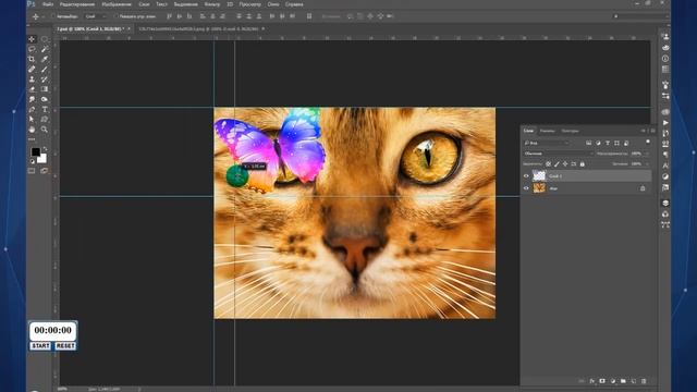 Как пользоваться линейками в Photoshop смотреть онлайн