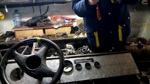 Каракат с двигателем Ока. Ебл...... С карбюратором.